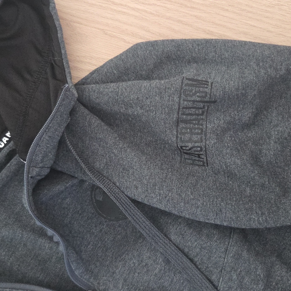 Baseballism Gray Hoodie with Logo Patch - Picture 4 of 4